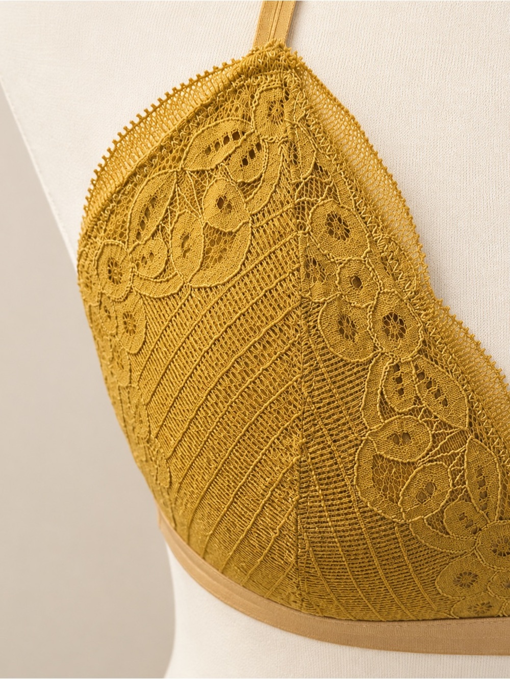 Aerie wonder gold lace padded bralette - Picture 3 of 4